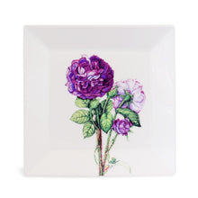Load image into Gallery viewer, Botanical Studio Set of 4 Side Plates - Iris, Mermaid Rose, Moss Rose &amp; Peony
