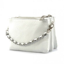 Load image into Gallery viewer, Fernanda White Leather Clutch
