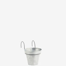 Load image into Gallery viewer, Hanging Iron Planter - Zinc
