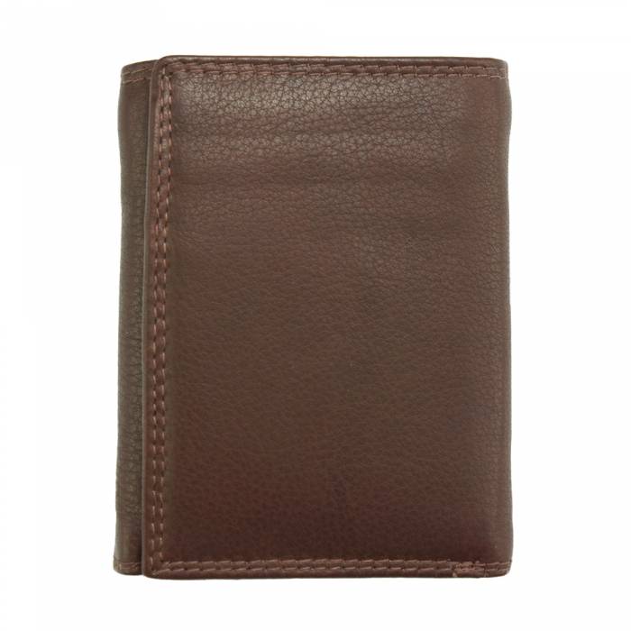 Valter soft leather wallet Dark Brown