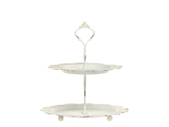 Etagere with Lace Edge