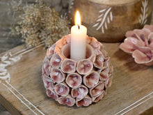 Load image into Gallery viewer, Candlestick for short dinner &amp; tealight candles
