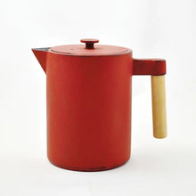 Load image into Gallery viewer, Kohi 1.2 Litre Cast Iron Teapot - Chilli
