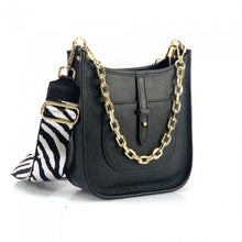 Load image into Gallery viewer, Chloe Black Leather Cross-Body Bag
