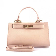 Load image into Gallery viewer, Ambra Pink Leather Handbag
