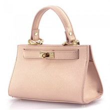 Load image into Gallery viewer, Ambra Pink Leather Handbag
