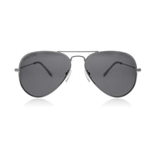 Load image into Gallery viewer, Tipperary Crystal Polarized Aviator Sunglasses Silver Frame
