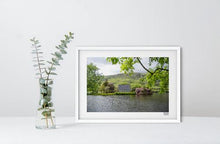 Load image into Gallery viewer, Gougane Barra Lake View - Framed A4 Print
