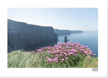 Load image into Gallery viewer, Cliffs of Moher Sea Pinks | Clare | Ireland - Framed A4 Print
