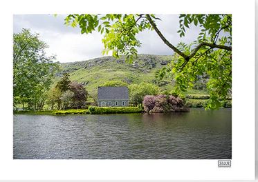 Gougane Barra Lake View - Framed A4 Print