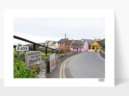 Fisher Street | Doolin | County Clare - Framed A4 Print