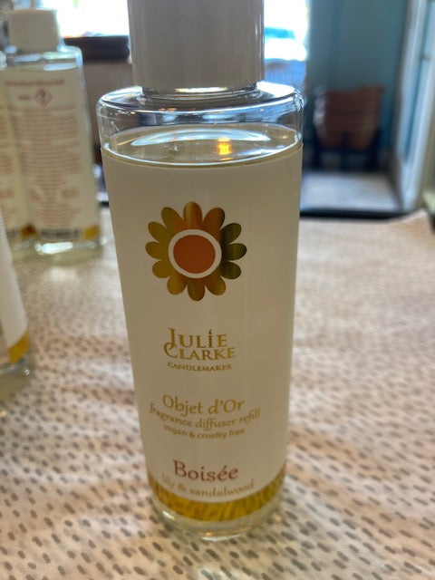 Julie Clarke Objet d'or Diffuser Refill - Boisee