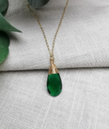 Emerald Quartz Gemstone Pendant