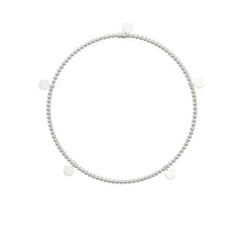 Load image into Gallery viewer, Sterling Silver Beaded Bracelet With Circles
