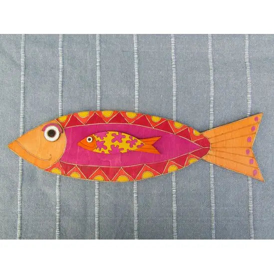 Annabel Langrish - Fish Wall Art - With Wee Fish