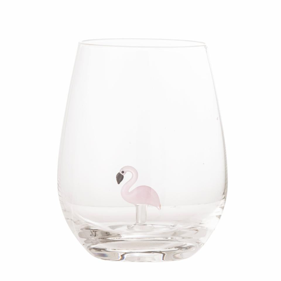 Misa Drinking Glass - Flamingo