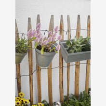 Load image into Gallery viewer, Hanging Iron Planter - Zinc
