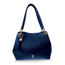 Load image into Gallery viewer, Tipperary Crystal Sicily Navy Tote Bag
