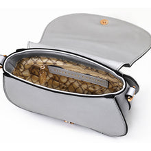 Load image into Gallery viewer, Tipperary Crystal Kensington Grey Saddle Bag
