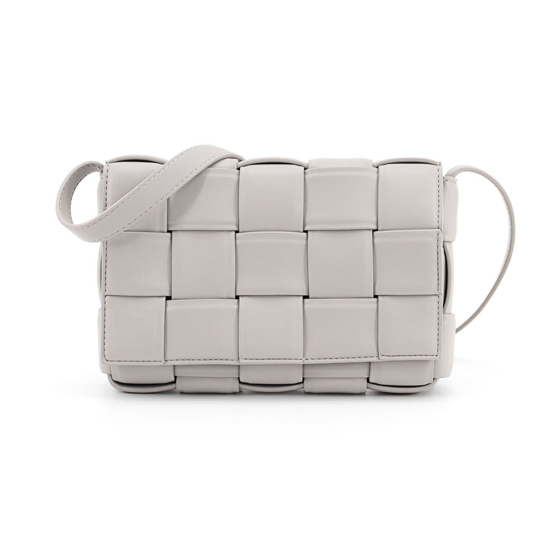 Tipperary Crystal Lyon Weave Bag - Grey