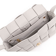Load image into Gallery viewer, Tipperary Crystal Lyon Weave Bag - Grey
