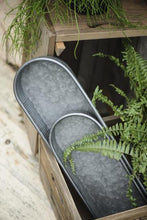 Load image into Gallery viewer, Tray set of 2 w/grooves Urban Garden
