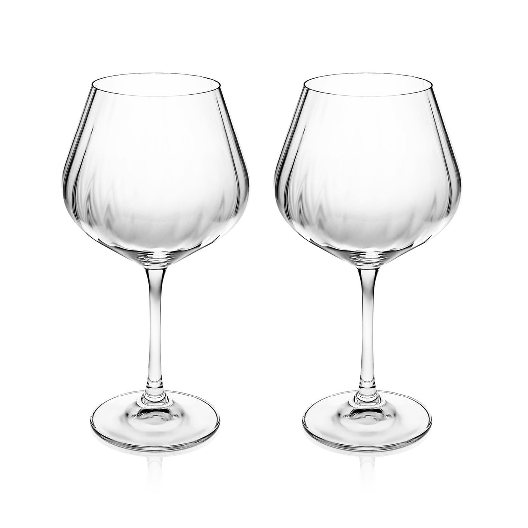 Ripple Gin & Tonic Set of Two Glasses