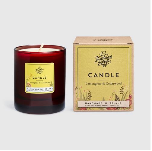 The Handmade Soap Company Soy Candle - Lemongrass & Cedarwood