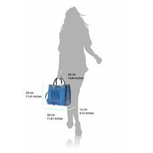 Load image into Gallery viewer, Crocodile Print Calfskin Taupe Leather Tote Bag
