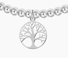 Load image into Gallery viewer, Pretty You - Silver Plated Tree of Life Ball Bracelet
