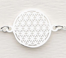 Load image into Gallery viewer, Bracelet - Silver-Plated - Flower Of Life
