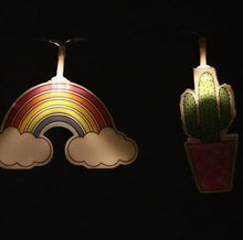 Load image into Gallery viewer, Cactus/Rainbow LED Garland
