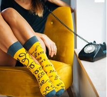 Load image into Gallery viewer, Socksciety Socks - Bye Bye Bye....
