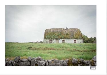 Traditional Irish Cottage - Framed A4 Print