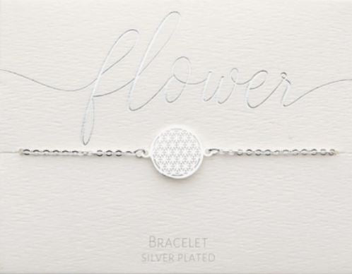 Bracelet - Silver-Plated - Flower Of Life