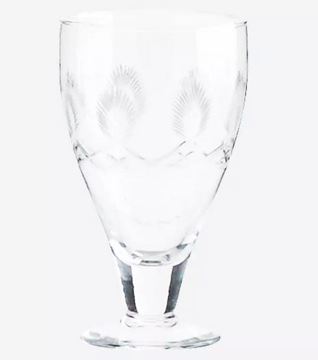 Drinking glass with cutting