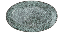 Load image into Gallery viewer, Oval serving dish petroleum/black
