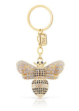 Load image into Gallery viewer, Tipperary Crystal Gold Bee Keyring
