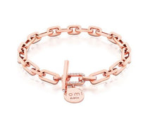 Load image into Gallery viewer, ROMI Dublin Rose Gold Chain Bracelet

