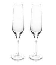 Load image into Gallery viewer, Tipperary Crystal Eternity Set of Two Champagne Glasses
