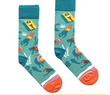 Load image into Gallery viewer, Socksciety Socks - Vitamin Sea
