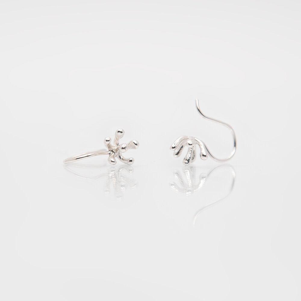Sterling Silver Designer Drop Earrings. Nebula & Astral
