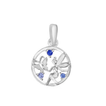 Load image into Gallery viewer, Circle Fairy Cubic Zircona Pendant
