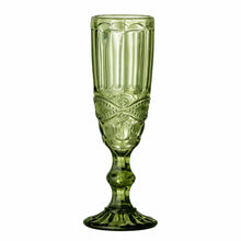 Load image into Gallery viewer, Florie Ivy Green Champagne Flute
