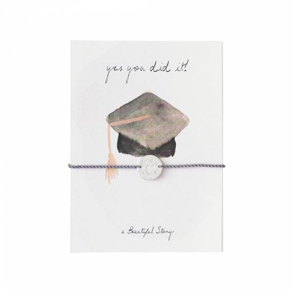 Jewellery Postcard Graduation 'You did it!'