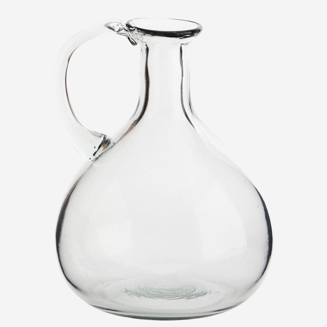 Glass jug w/ handle